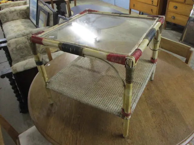 Carnival Cane Side Table Image 1++