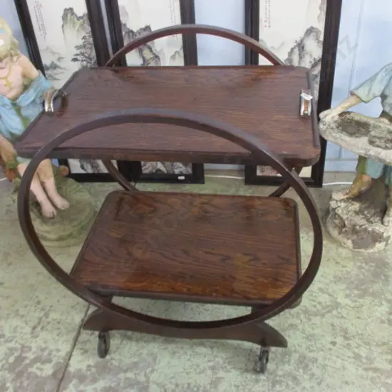 Oak Tea Wagon