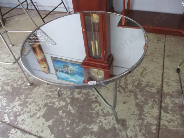 Chrome Side Table Image 1++