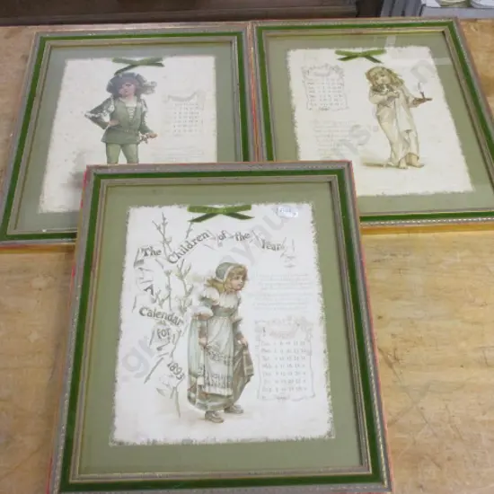 Vintage Calendar Prints