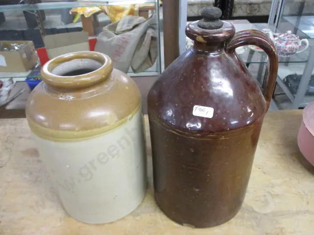 2 Stone Jars Image 1++