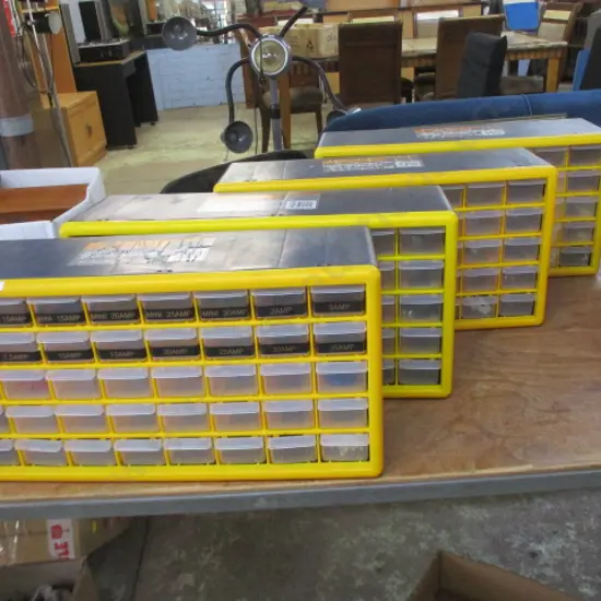 4 Cabinets with Hardware