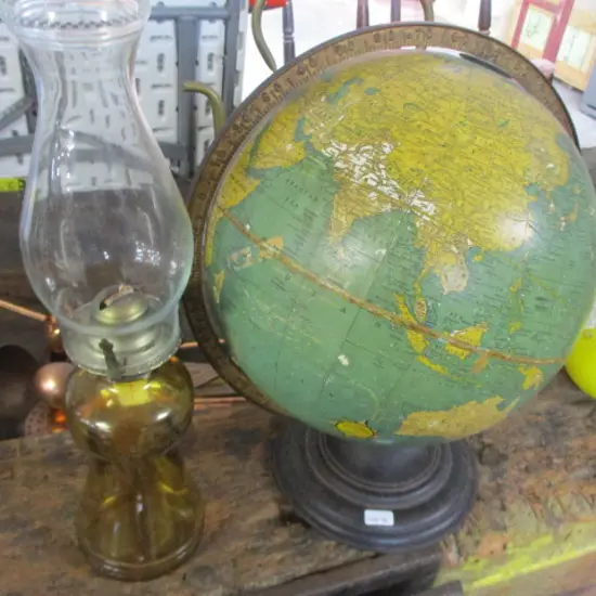 Globe and Lamp