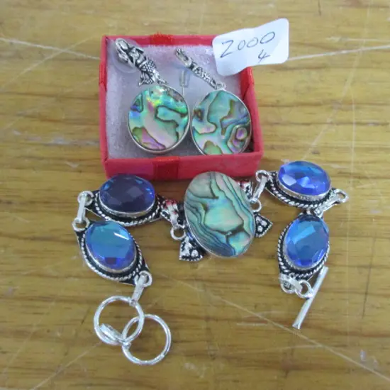 Bracelet and Earrings