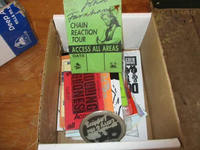 Collectable Concert Tickets Etc Image 1++