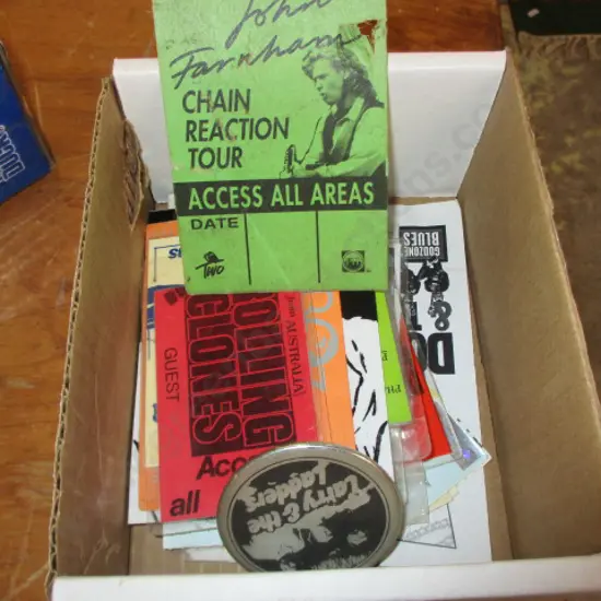 Collectable Concert Tickets Etc