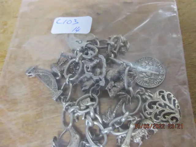 Silver Charm Bracelet Image 1++