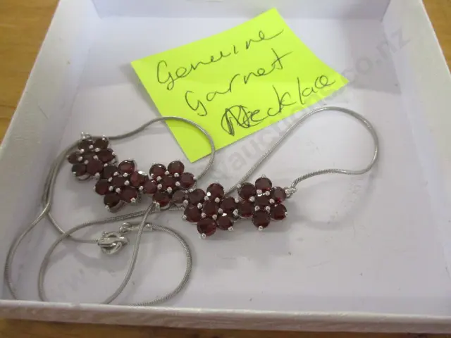 Garnet Necklace Image 1++