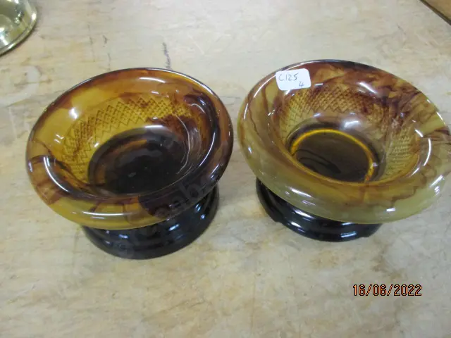 2 Depression Glass Bowls Image 1++