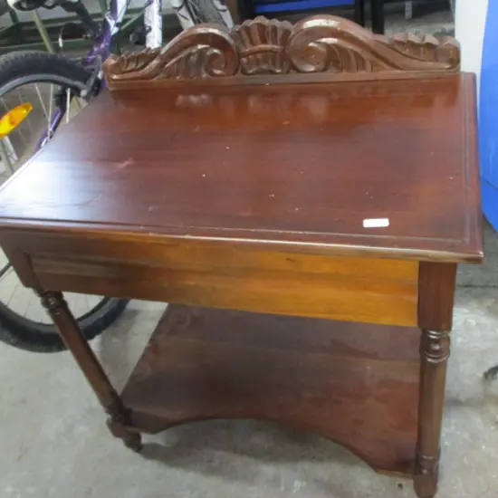 Carved Side Table