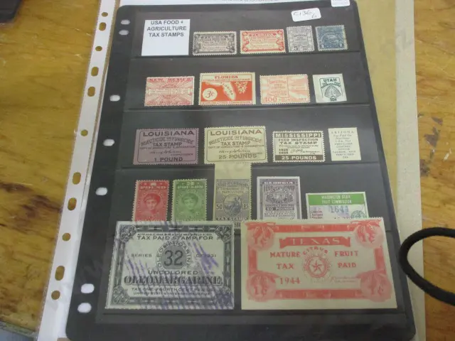 Us Food and Agriculture Stamps Image 1++