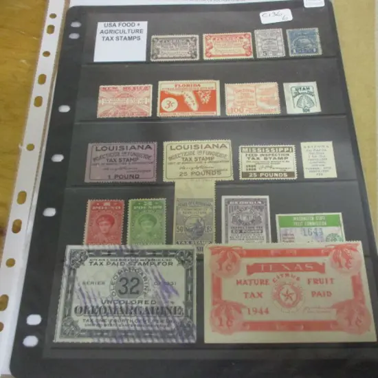 Us Food and Agriculture Stamps