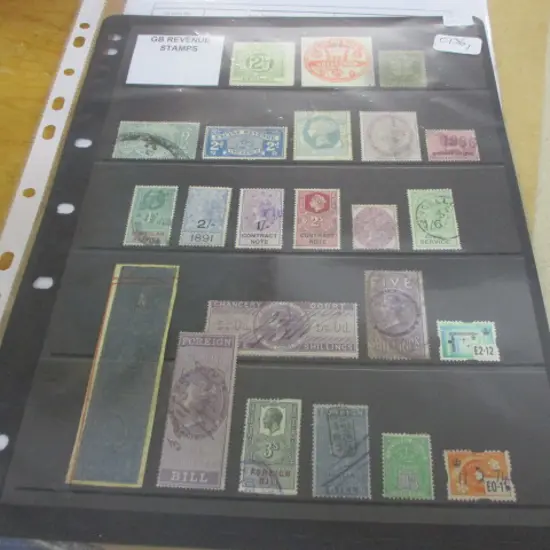 GB Revenue Stamps