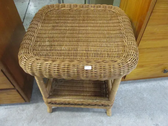 Cane Side Table Image 1++
