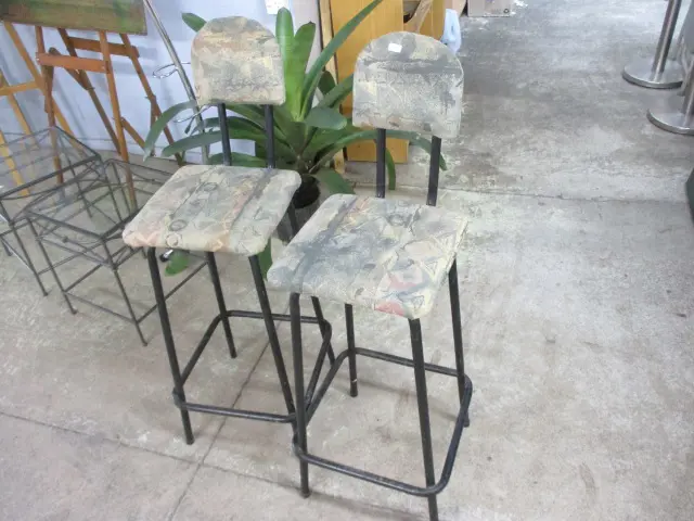 Pr Mid Century Stools Image 1++