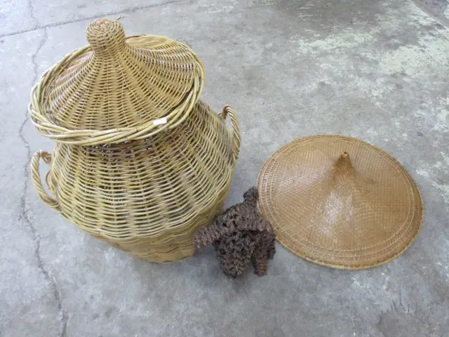 Hat Basket and Dog Image 1++