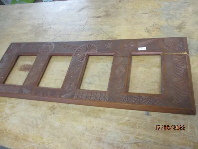 Kauri Carved Frame (for repair) Image 1++
