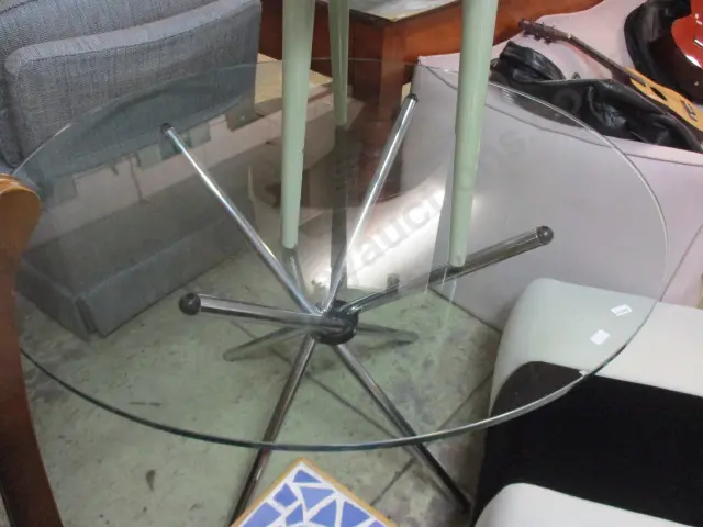 Glass Top Table Image 1++