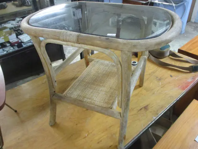 Cane Side Table Image 1++