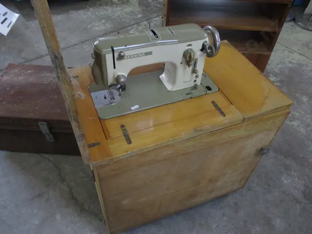 Sewing M/c and Cabinet Image 1++