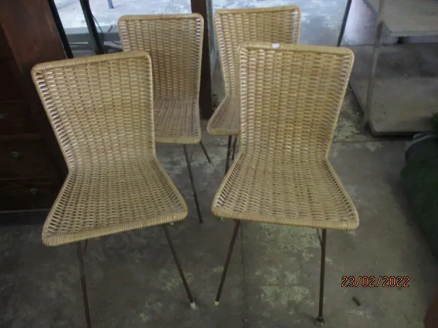 Retro Cane Chairs Image 1++
