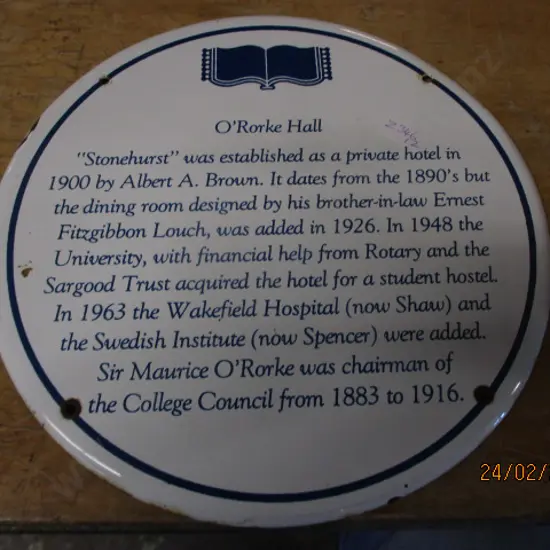 Enamel Sign