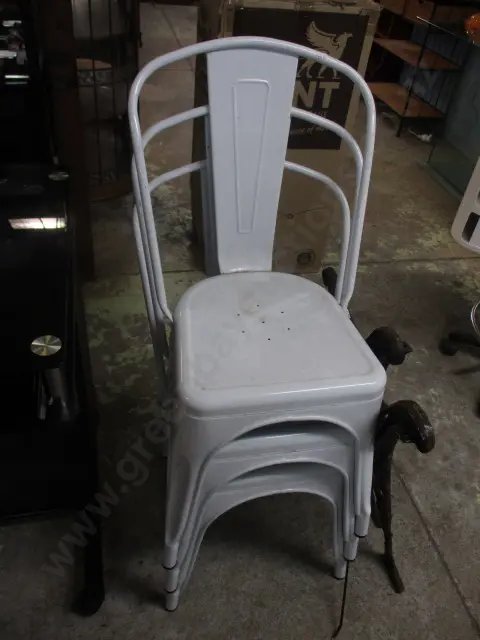 3 Metal Chairs Image 1++