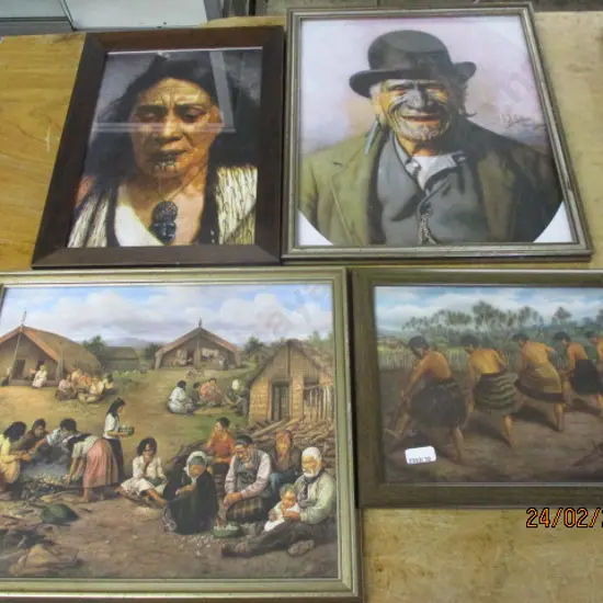 4 Maori Prints