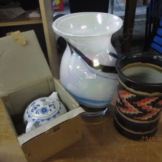 Vases and Tea Pot
