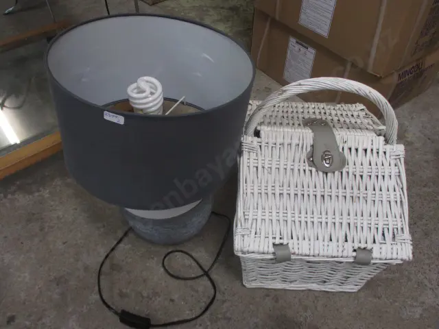 Lamp and Basket Image 1++