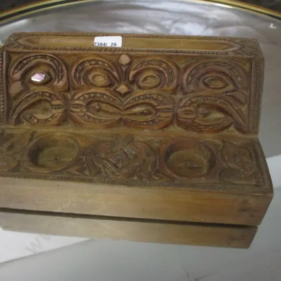 Carved Tiki Stand
