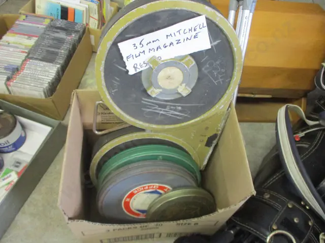 Mitchell Film Mag and Cannisters Image 1++