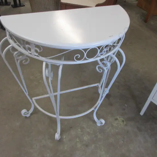 Half Round Table