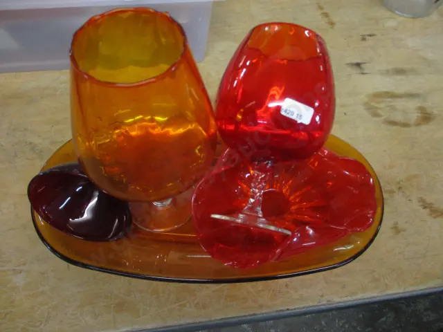 Coloured Glassware Image 1++