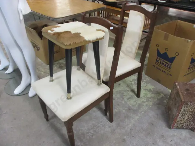 2 Chairs and a Stool Image 1++