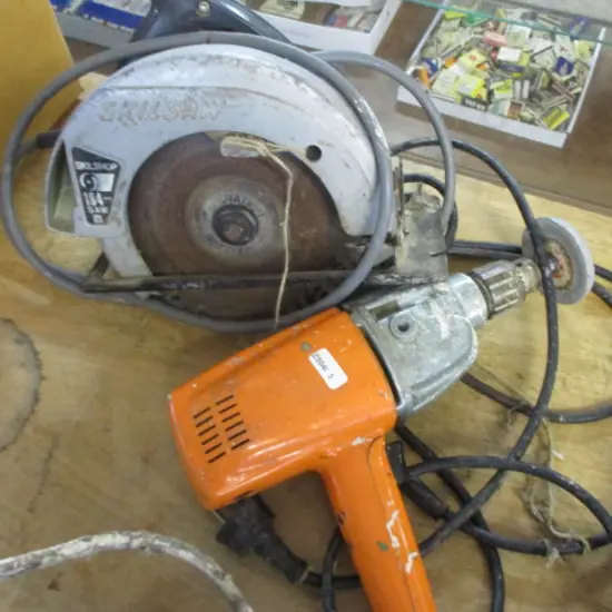 Drill and Saw