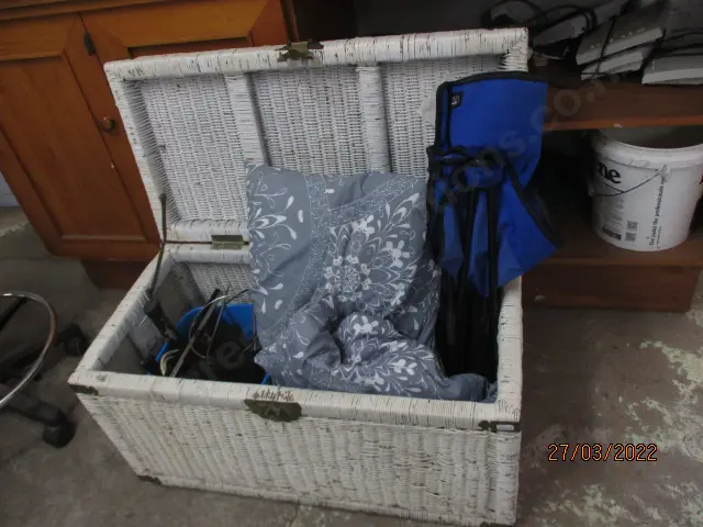 Cane Hamper and Contents Image 1++