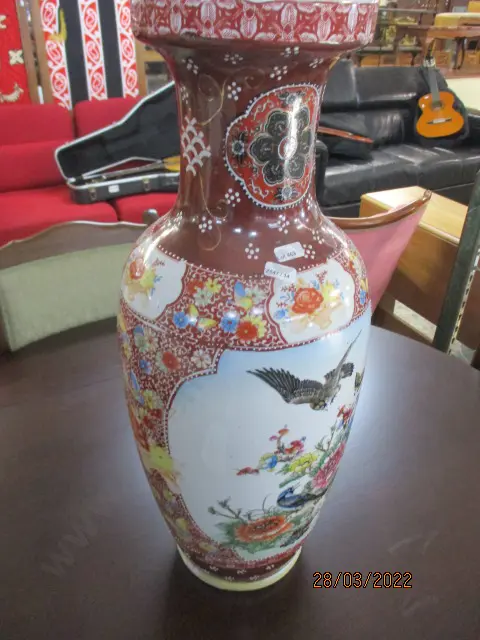 Oriental Floor Vase Image 1++