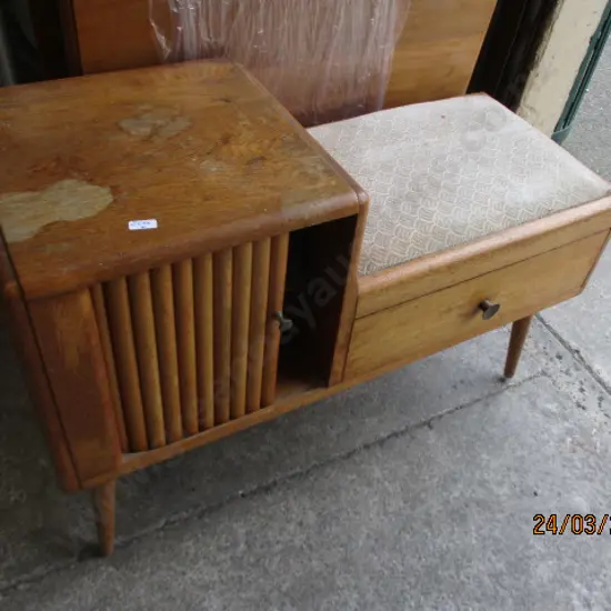 Oak Phone Table