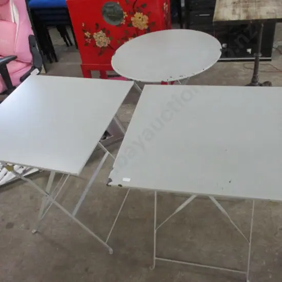 3 Metal Tables