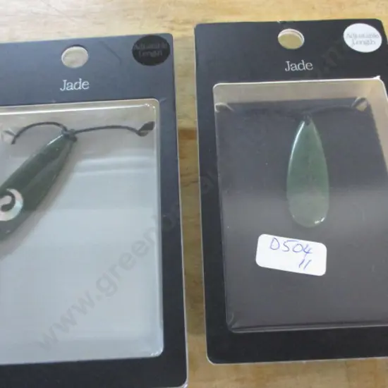 2 Jade Pendants