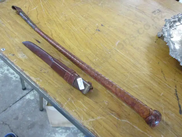Riding Crop and Sheath Knife Image 1++