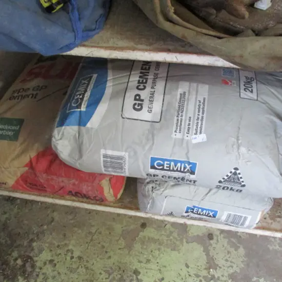3 x Cement