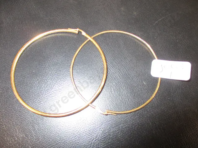 9ct Gold Hoop Earrings Image 1++