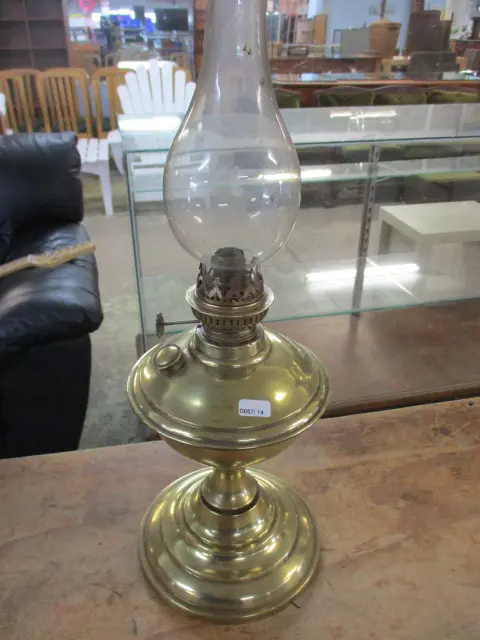 Large Brass Kero Lamp Image 1++