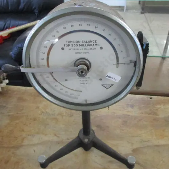 White and Co Torsion Balance