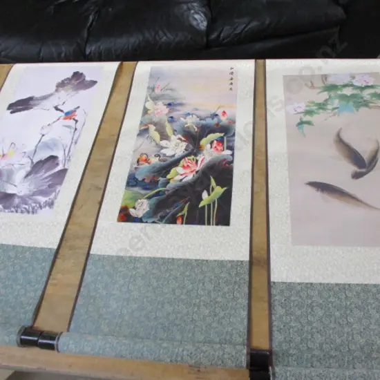 3 Silk Scrolls