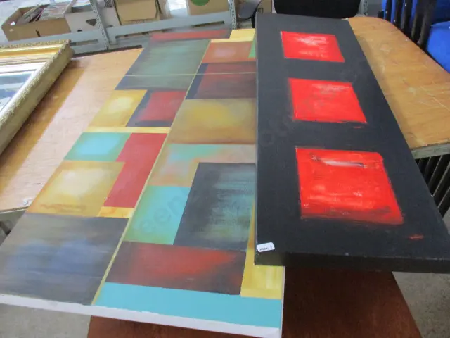 2 Acrylic Paintings Image 1++