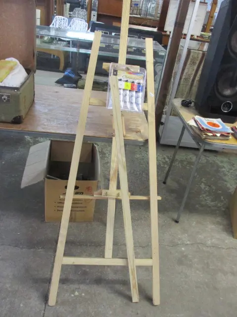 Easel and Paints Image 1++