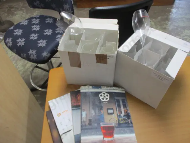 Wine Glasses and Books Image 1++